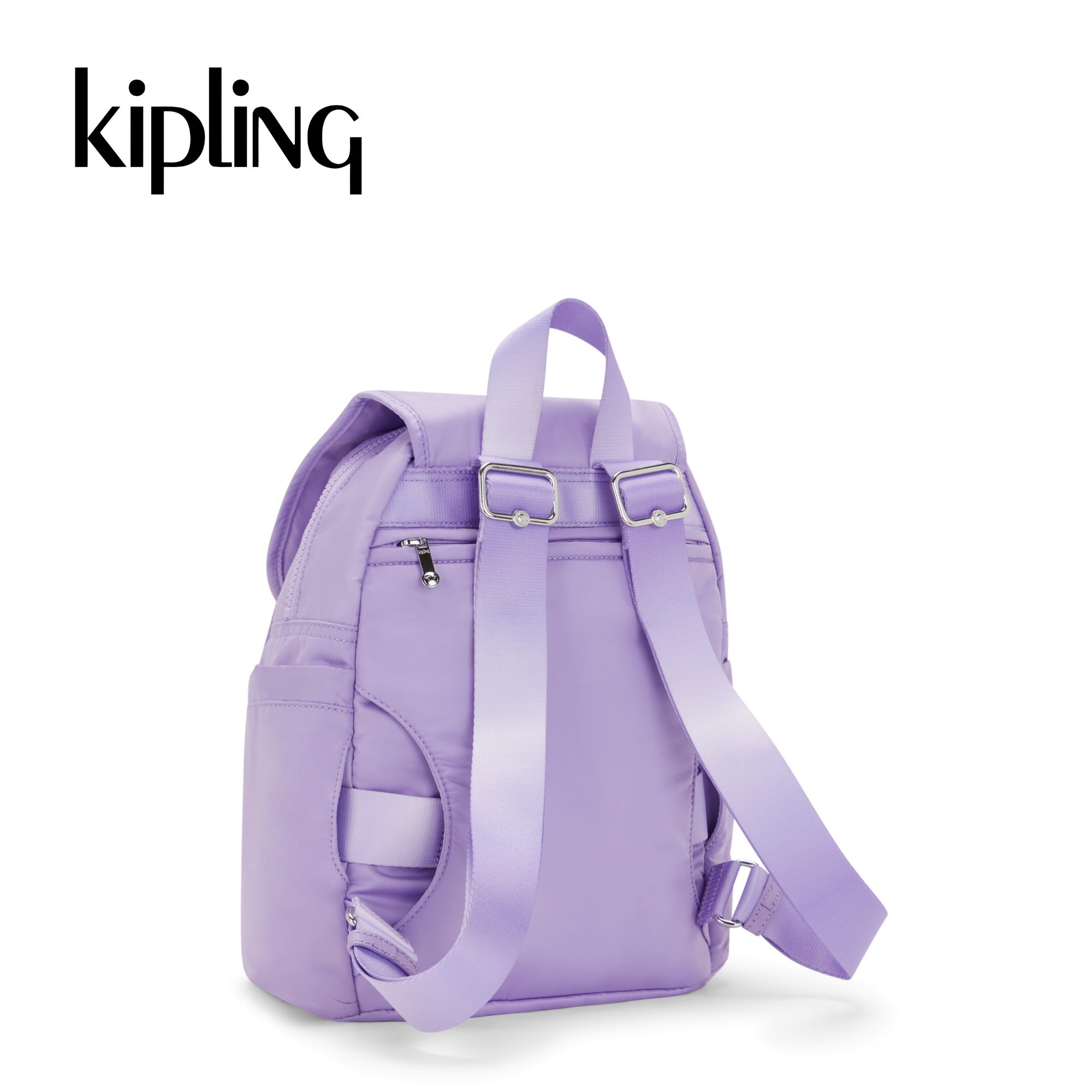 [Online Exclusive] Kipling Balo City Pack S - VT Ice lavender - HUKI7460