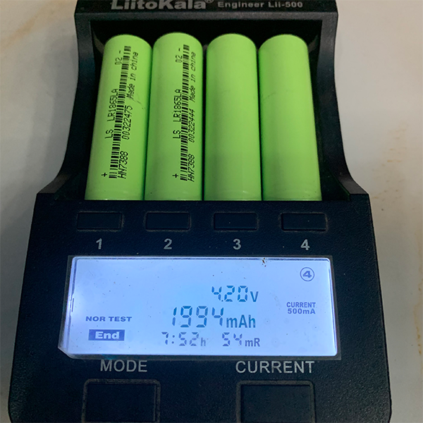 (1 Viên) Pin Lishen 18650 dung lượng 2000/2500mAh 10/15/20A