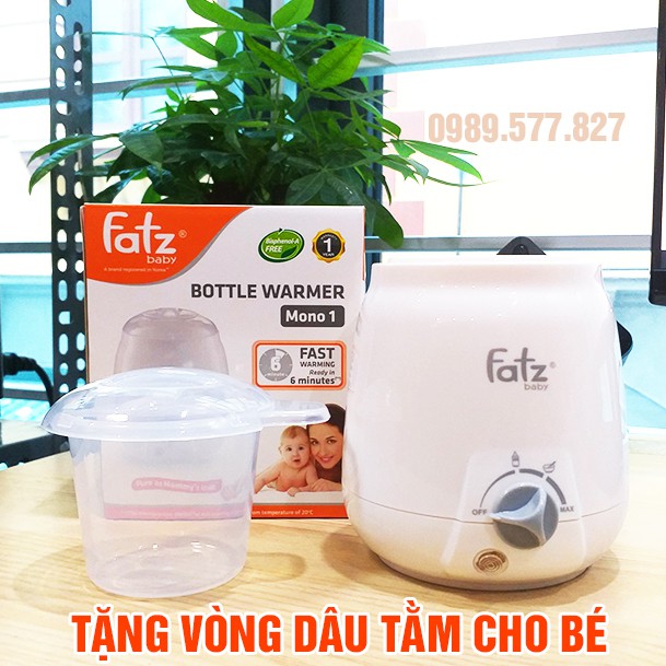 Máy hâm sữa 3 chức năng Fatz Hàn Quốc tặng vòng dâu tằm