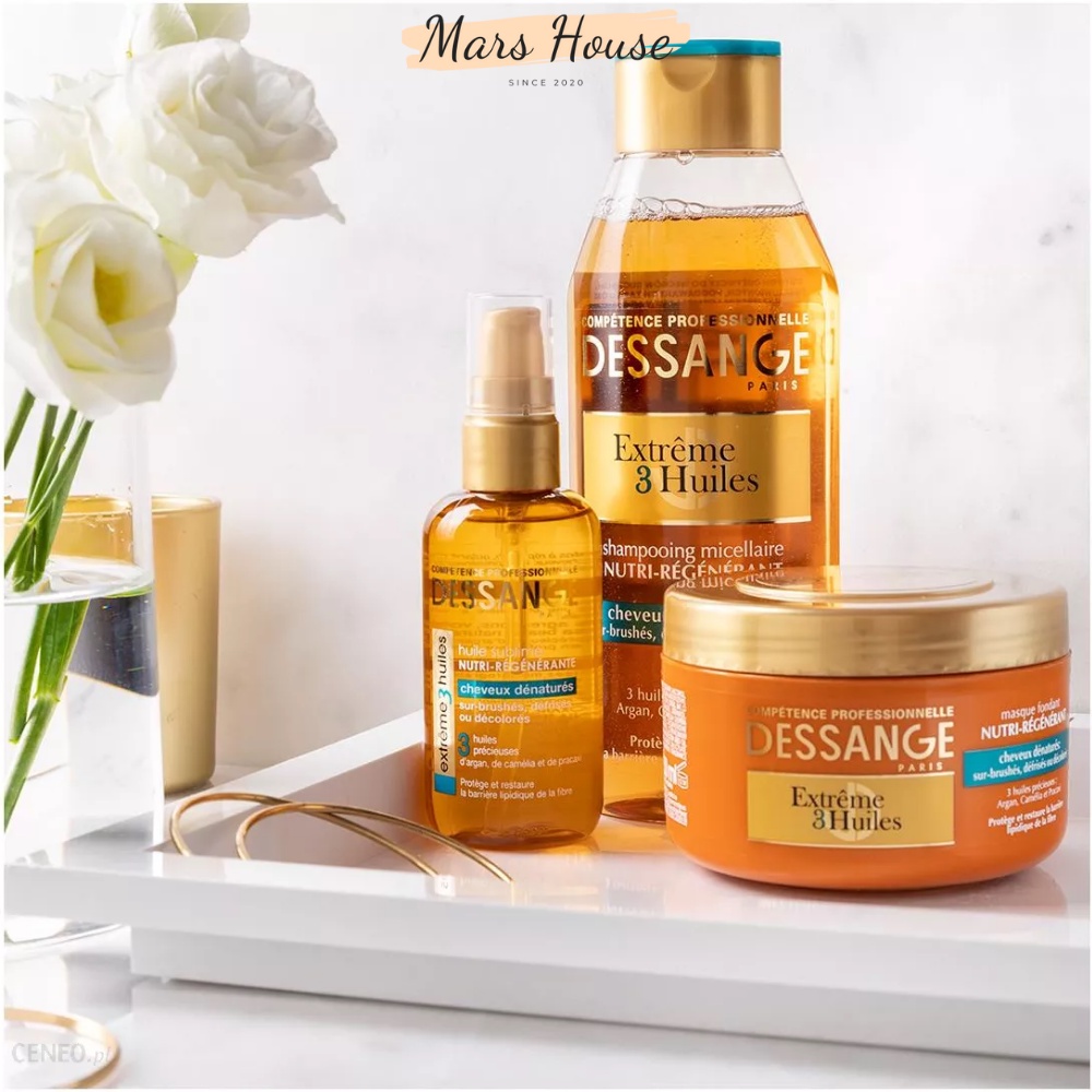 Dầu Dưỡng Tóc Dessange Extreme 3 Huiles 100ml