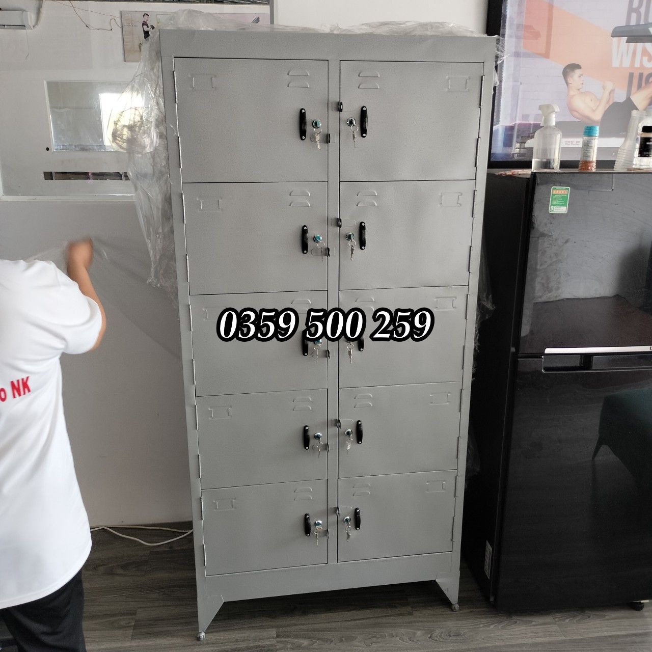 [HCM BD] Tủ hồ sơ văn phòng sơn dầu