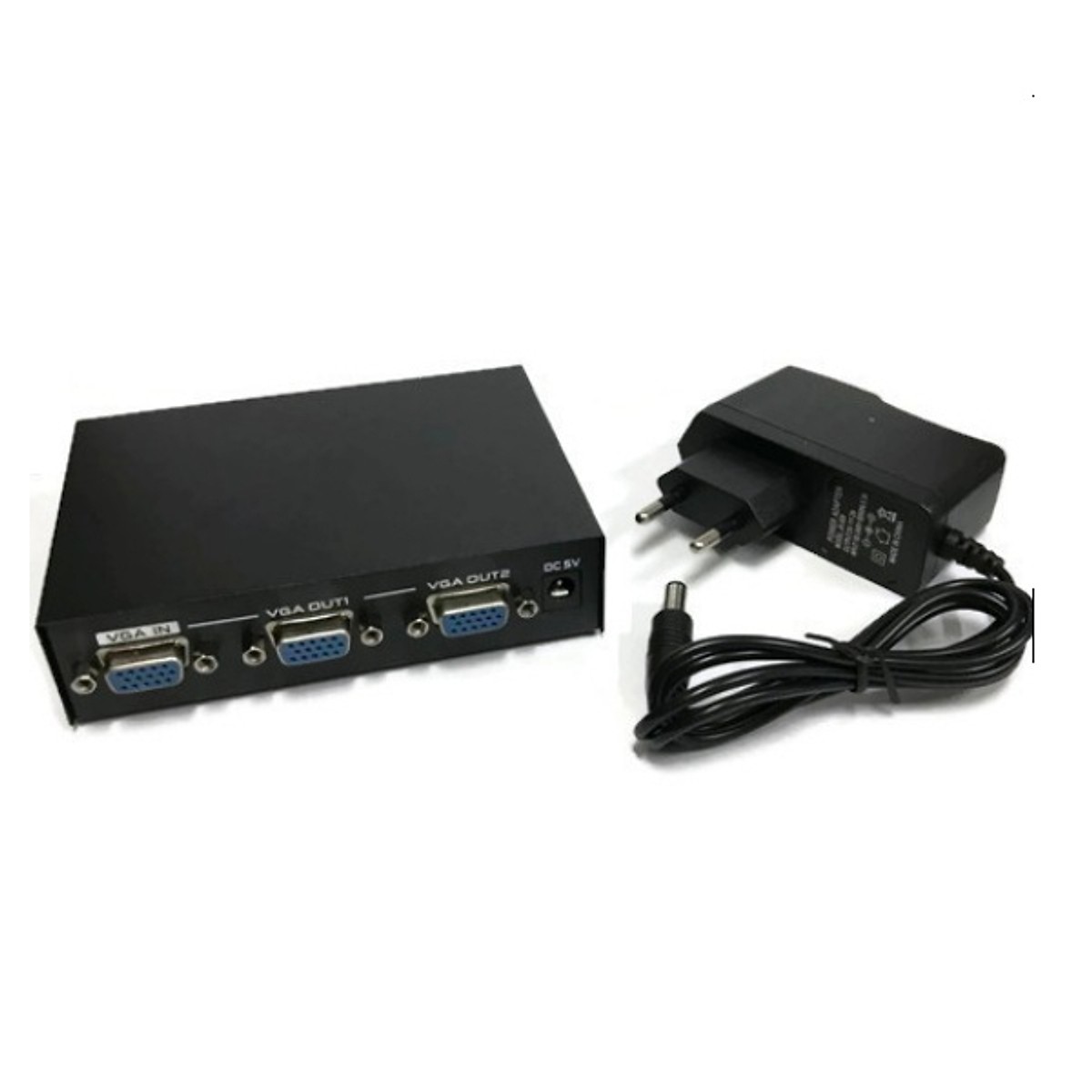 Bộ hub chia VGA 1 RA 2 (Chia 1 máy ra 2 màn hình)