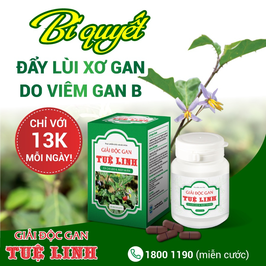 Combo 2 Hộp Giải Độc Gan Tuệ Linh [Tặng 1 Gói Cao Cà gai leo 10g]