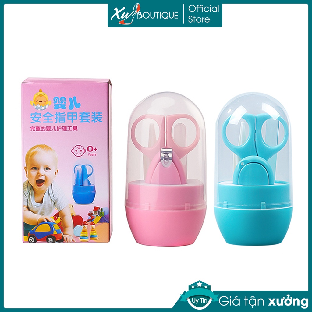 Bộ Kiềm Cắt, Bấm Móng Tay Cho Bé (Có Hộp)