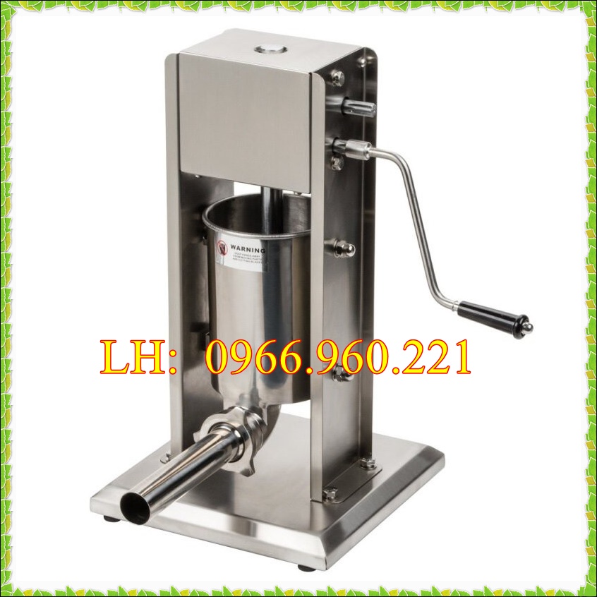 Máy Nhồi lòng dồi, đùn xúc xích, lạp xưởng 3L-Dòng cao cấp, Inox dày dặn