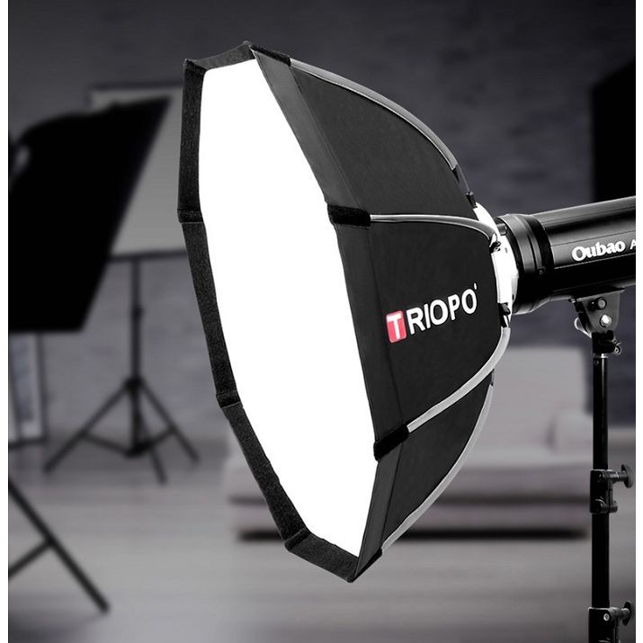 Softbox bát giác thao tác nhanh triopo k65 ngàm bowen