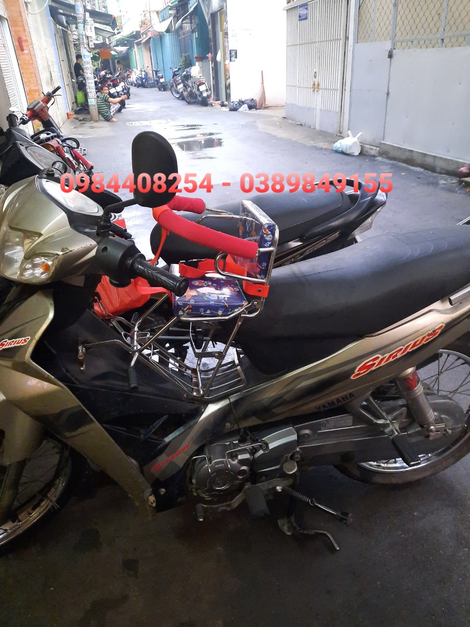 Ghế ngồi xe máy số cho bé  có dựa vòng (các loại xe số)