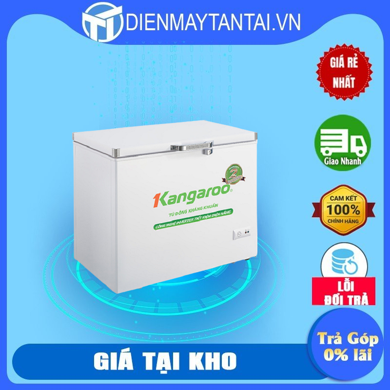 Kg265nc1 - tủ đông kangaroo 140 lít kg 265nc1 - giao toàn quốc - freeship hcm