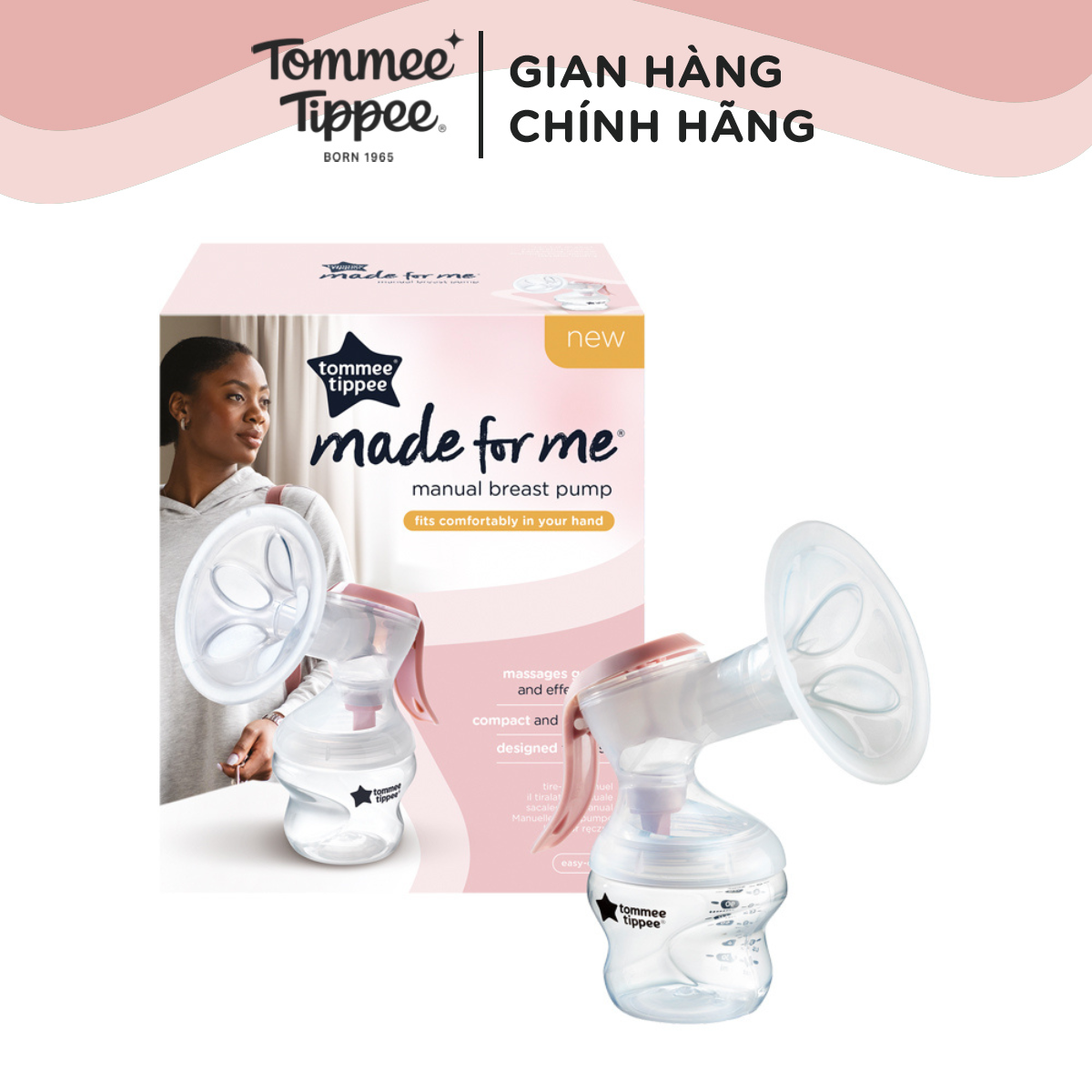 Máy hút sữa bằng tay Tommee Tippee – Made for Me