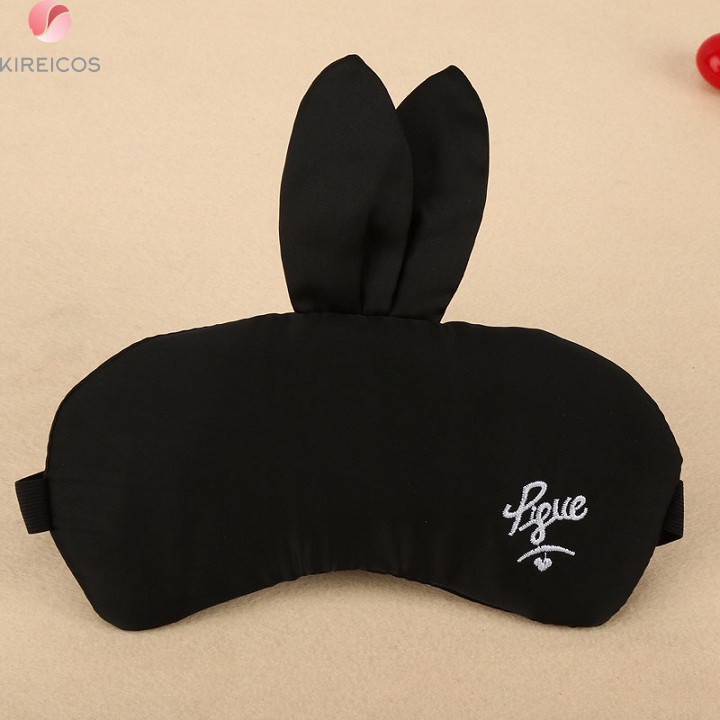[HCM]Bịt Mắt Ngủ Miếng Che Mắt Ngủ Tai Thỏ Có Túi Gel Chữ P