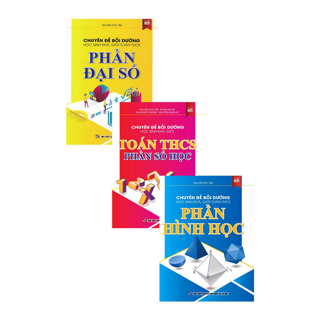 Sách - combo chuyên đề bồi dưỡng học sinh khá, giỏi toán thcs phần đại số, phần số học, phần hình học