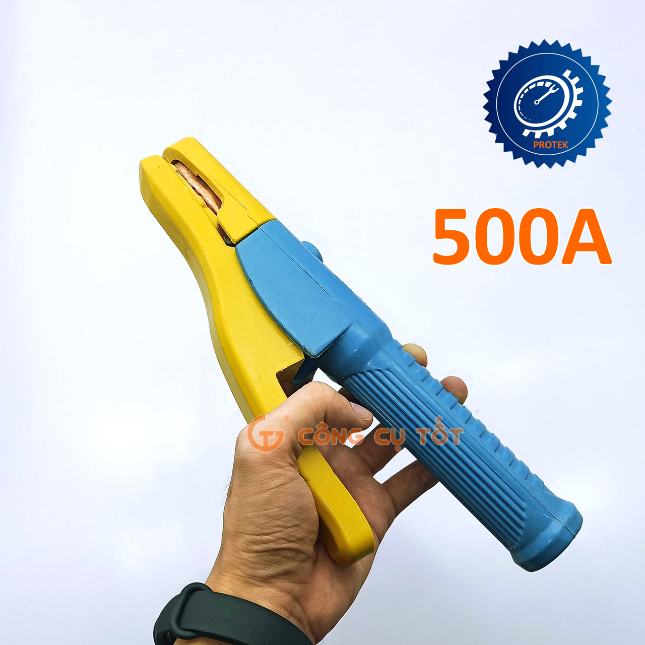 Kìm hàn - kẹp que hàn protek 500a