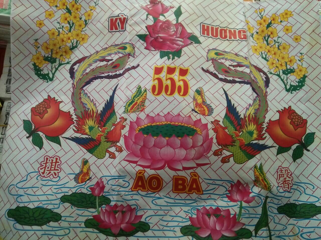 Hàng mã: gấm bà vải bà vải áo bà