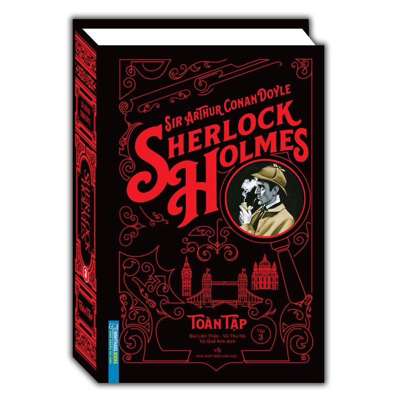 Sách - Hộp  Sherlock Holmes toàn tập bìa cứng