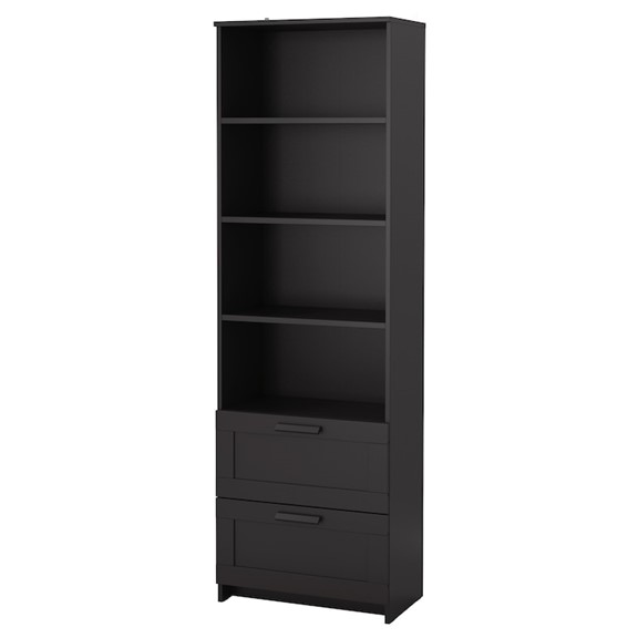 Kalua, kệ 4 tầng 2 hộc kéo she_067, 60x35x190cm, sản xuất bởi scandi home