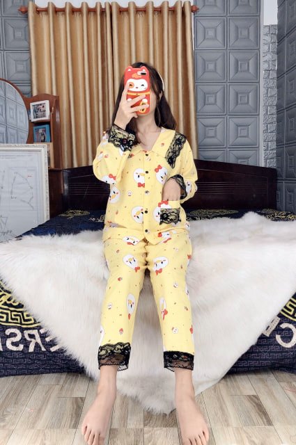 [HCM]Đồ Bộ ngủ Kate Thái Phối Ren