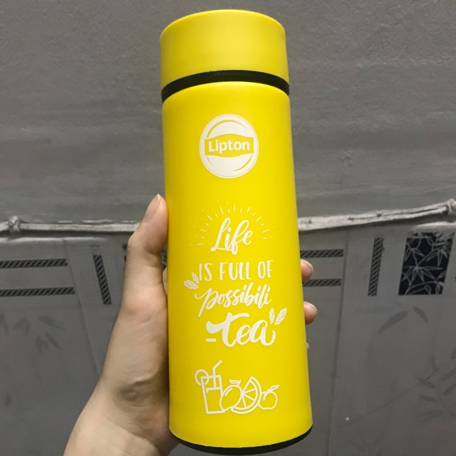 Trà đào Lipton Ice Tea Hộp 224g (14g x 16 gói) [Bộ 2 hộp: tặng bình giữ nhiệt]