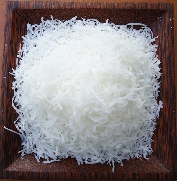 Cơm dừa sấy khô dang sợi (1kg) trang trí bánh