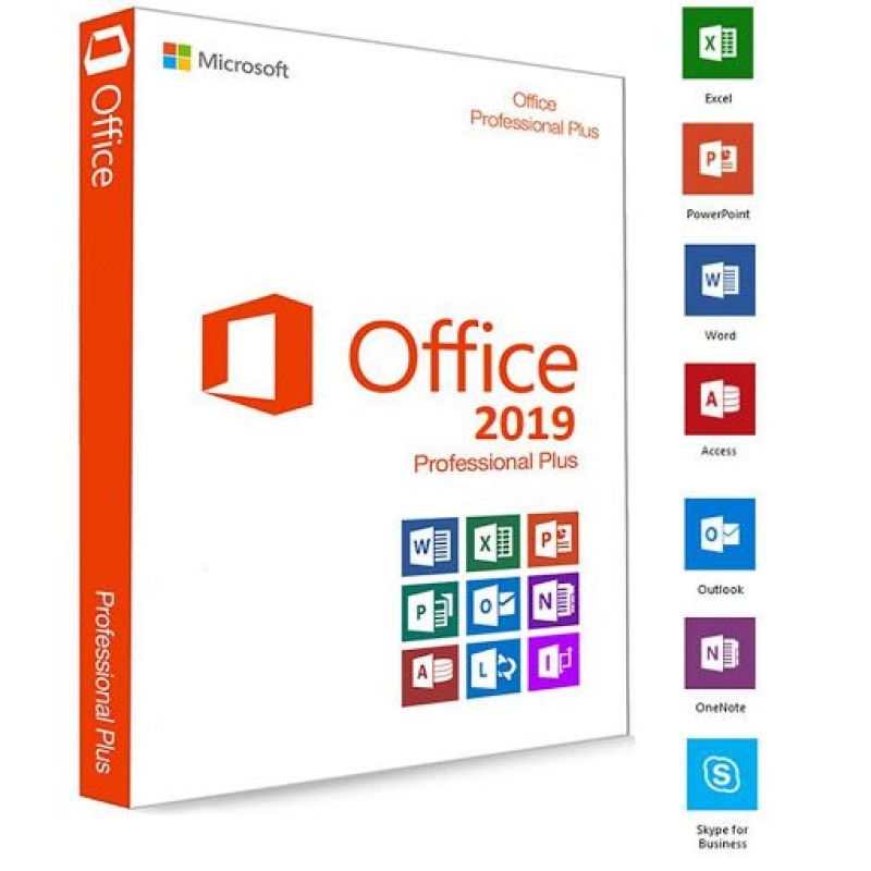 Bảng giá Phần mềm MS Office 2019 Pro Plus - dùng cho Windows 10 tặng Onedrive 5TB lưu trữ Online Phong Vũ