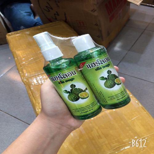 Cặp xịt kích mọc tóc chanh bưởi Thái Lan mẫu mới