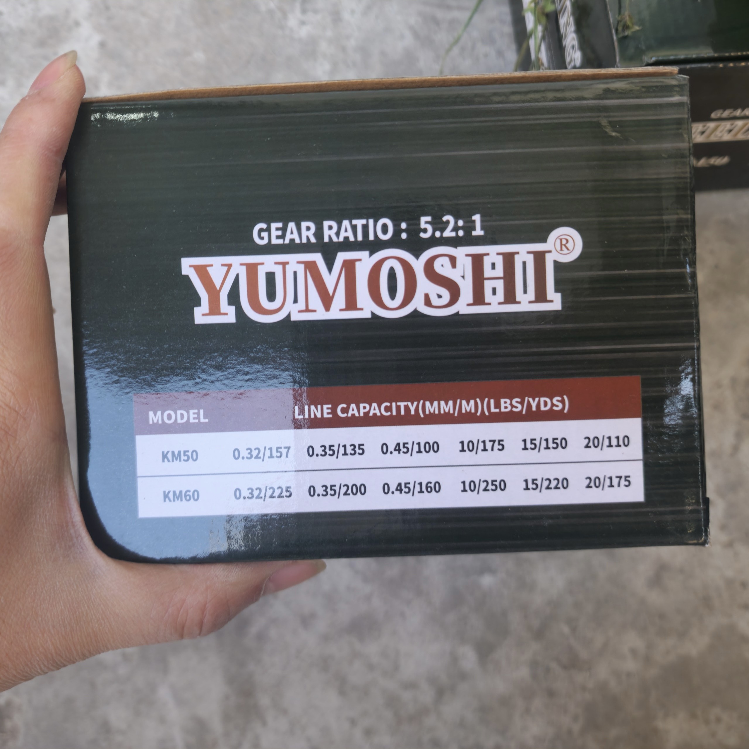 Máy Câu Cá Cối Nông Yumoshi KM50, KM60 - MCD007