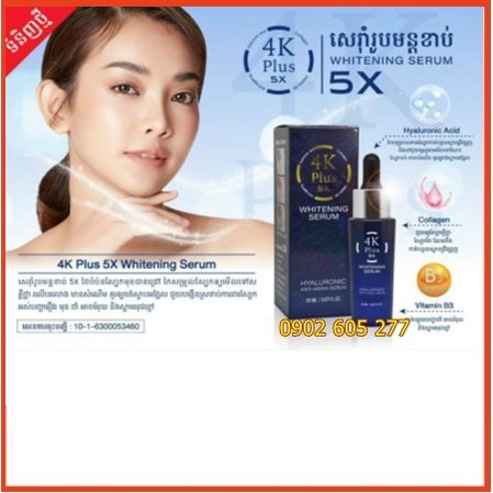 Serum 4K Plus 5X Whitening Thái Lan