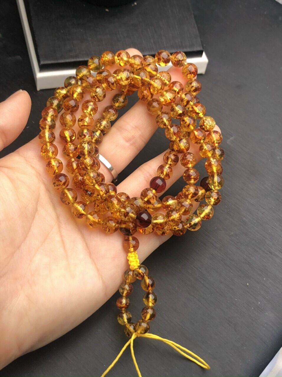 Hổ phách 6li 108 hạt