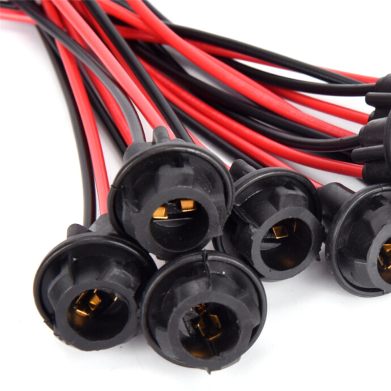 Maraa T10 W5W Light Bulb Socket Holder fit Car Truck Boat Soft Rubber Connector Hot