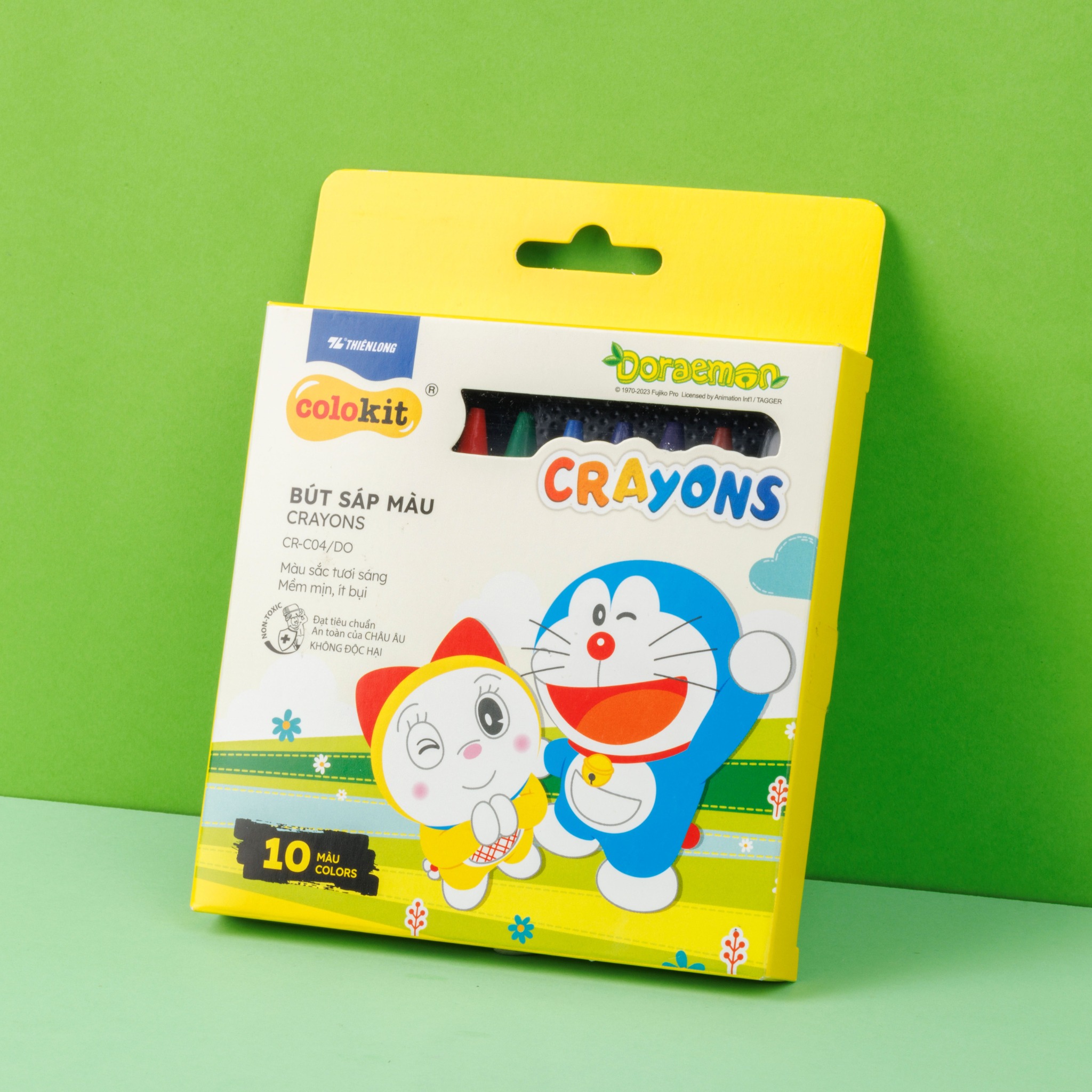 Sáp 10 Màu Colokit Doraemon CR-C04/DO