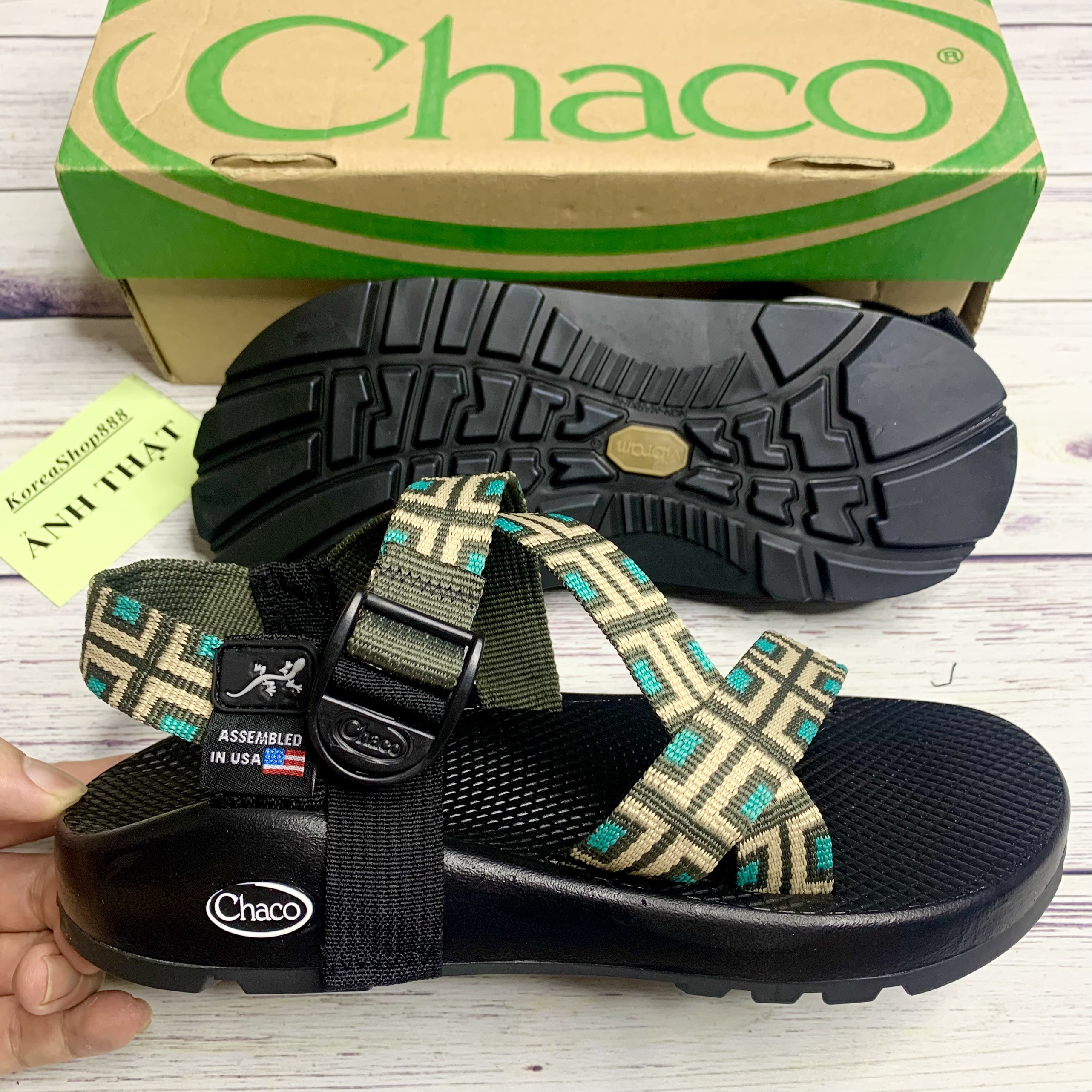Dép Sandal Nam Nữ Chaco Quai Dù D145