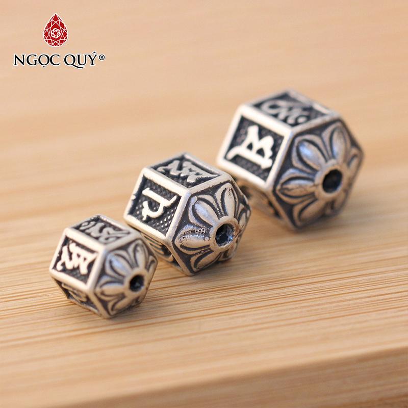 [HCM]Charm bạc xỏ ngang - Ngọc Quý Gemstones