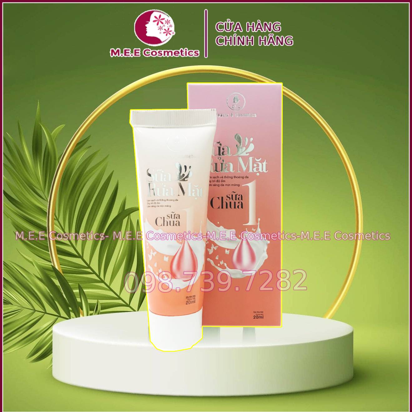 Sữa rửa mặt sữa chua trắng da Olic chính hãng