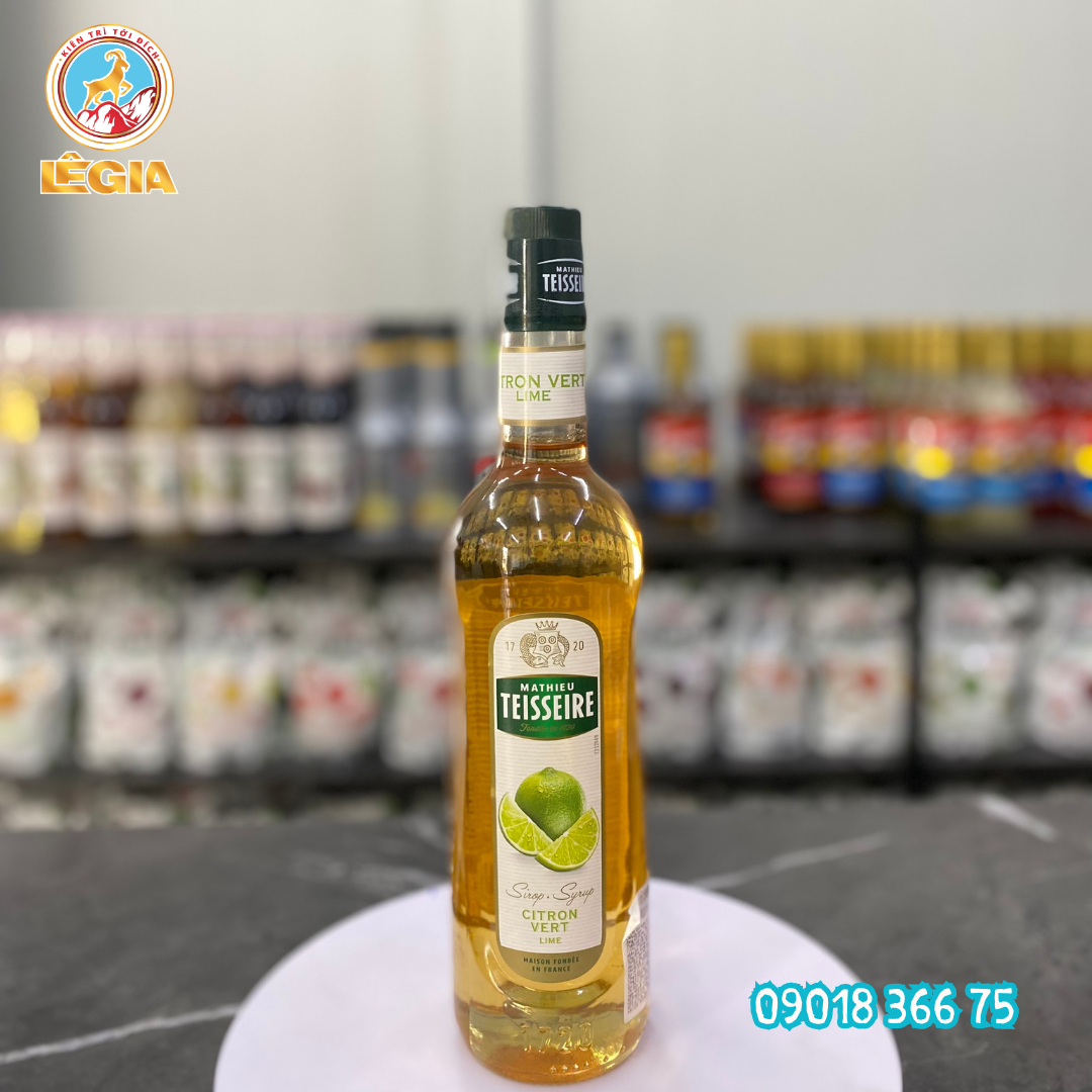 Siro teisseire chanh xanh 700ml - teisseire lime syrup