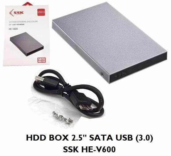 Box HDD 2.5" SSK HE V600 (3.0)