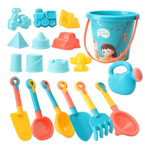 Đồ chơi xúc cát cho bé đi biển 18 món chi tiết