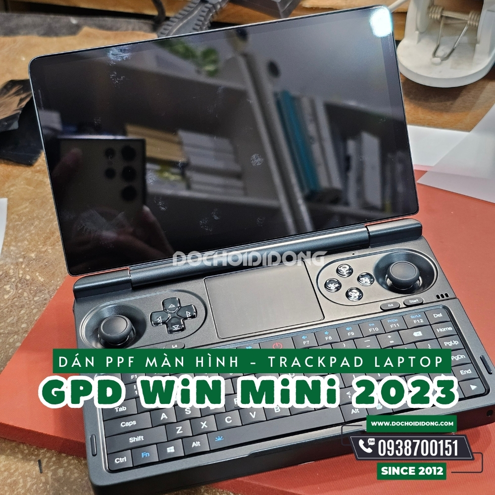 Miếng dán PPF Hydorgen Màn Hình Trackpad Laptop GPD Win Mini 2023 trong, nhám cao cấp