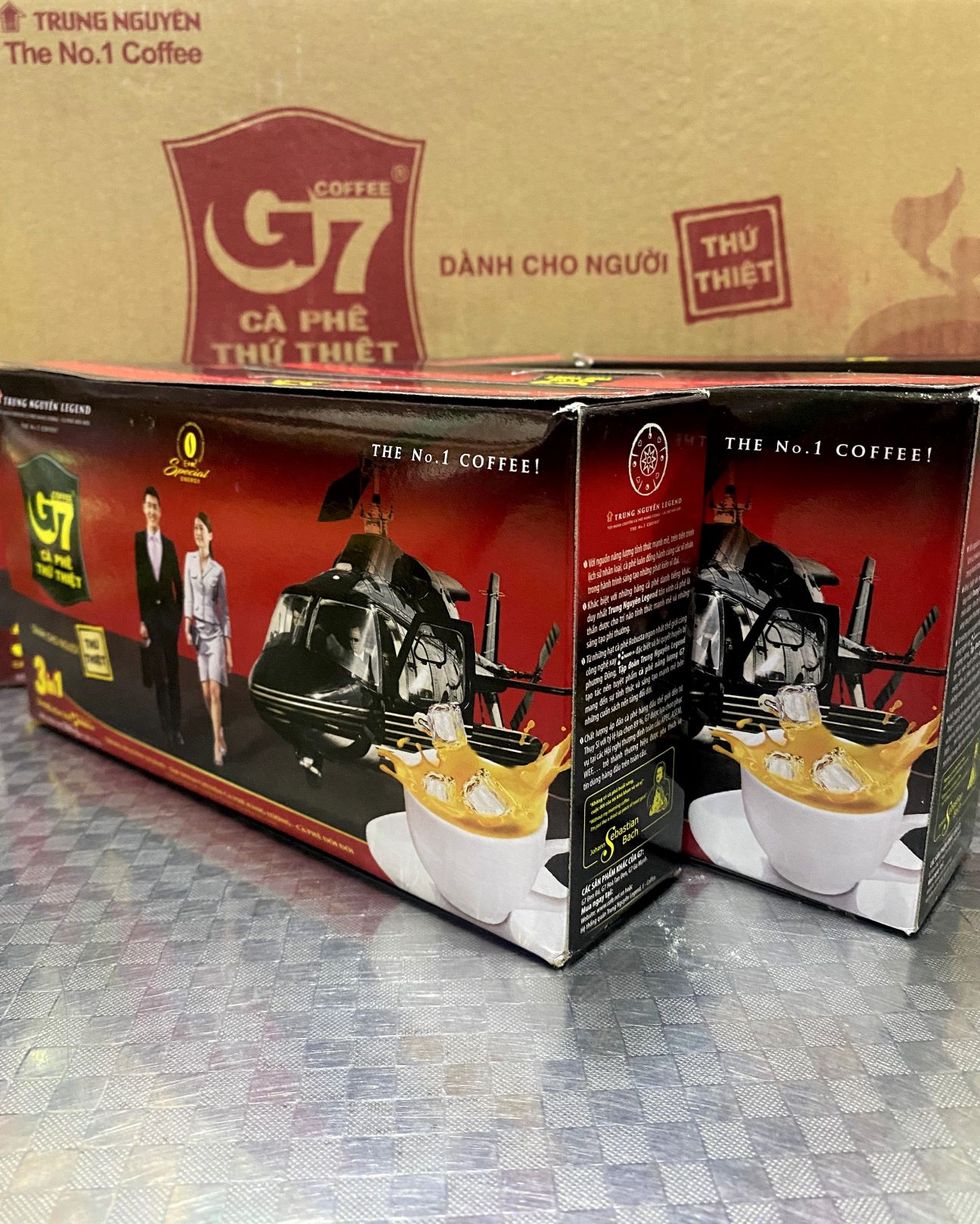 Trung Nguyên Cà Phê G7 Hòa Tan 3in1 336g (21 gói x 16g) GMO Free Multipack
