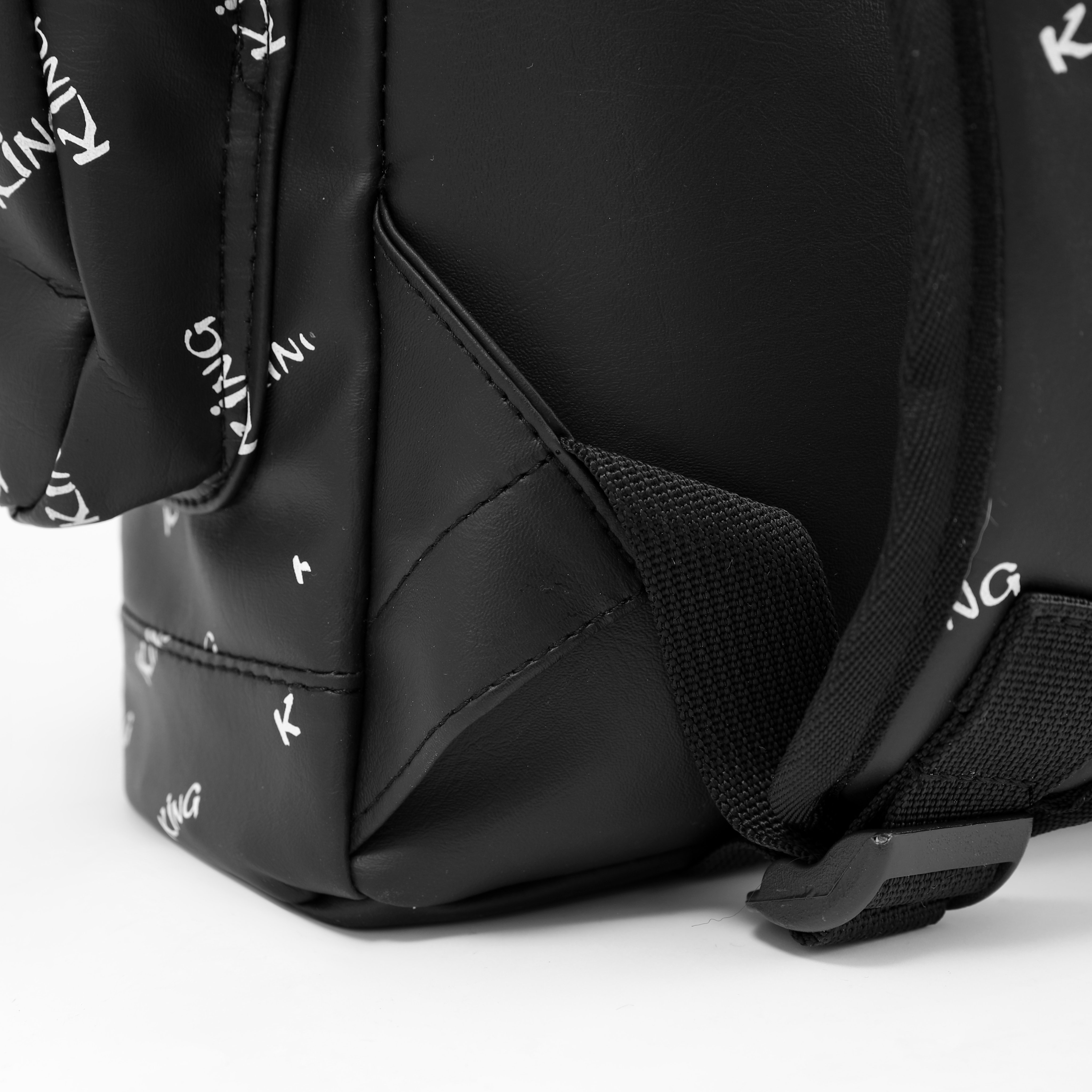 Balo Da Backpack Unisex Chống Nước Balo Backpack King 2-Màu Đen king