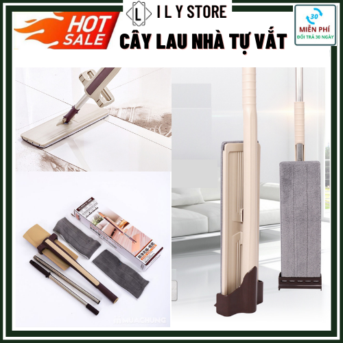 BÁO GIÁ Chổi Lau Nhà Thông Minh 360 Độ | Shopee Lazada Sendo Tiki mới nhất 64 Cây lau nhà tự vắt 360 độ thông minh I L Y tự đứng thẳng - sợi bông tĩnh điện nano xoay 360 độ làm sạch mọi ngóc ngách dễ tháo rời gấp gọn thuộc dòng cây lau nhà tự vắt, chổi lau nhà gấp gọn tặng kèm bông lau .