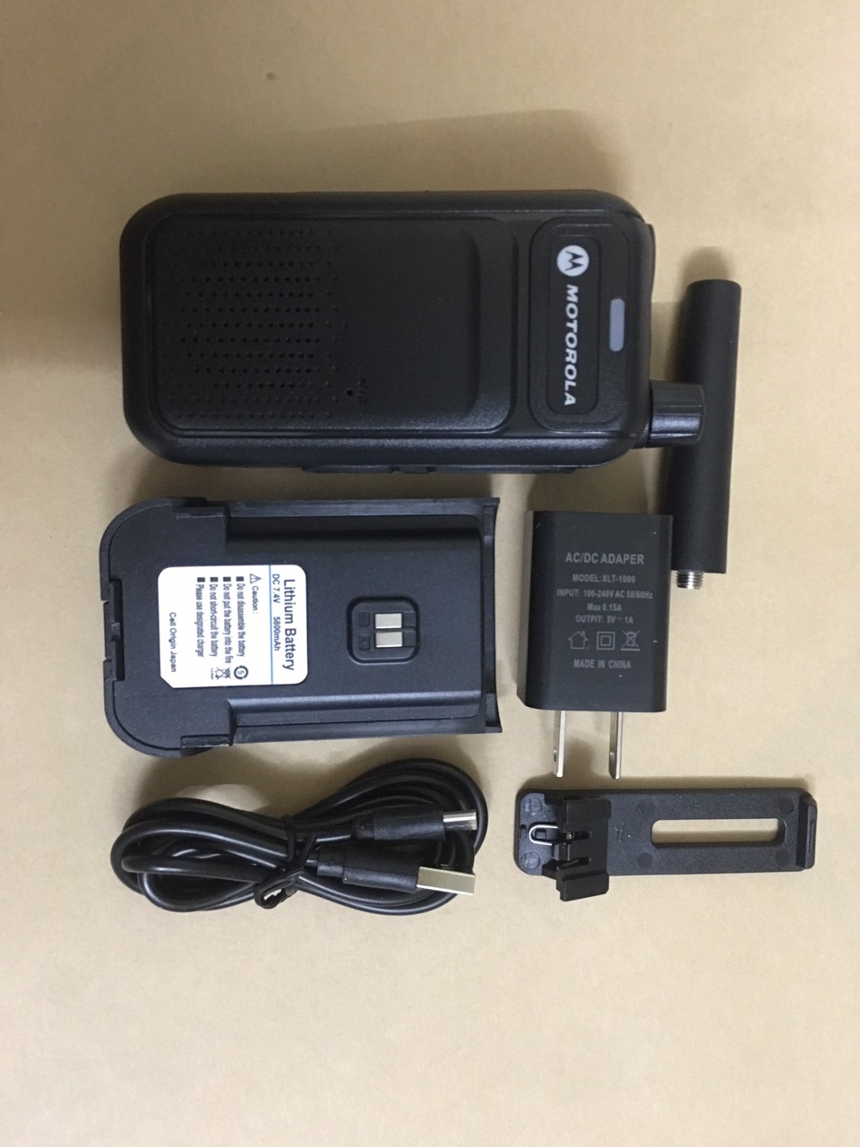 Bộ 2 Bộ đàm Sạc USB Type C Motorola GP999S (Loa chống từ tính bền bỉ &To, Pin sử dụng trên 15 tiếng,cự ly liên lạc xa)