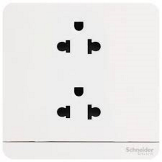 Bộ ổ cắm đôi 2, 3 chấu, đa năng AvatarOn Schneider