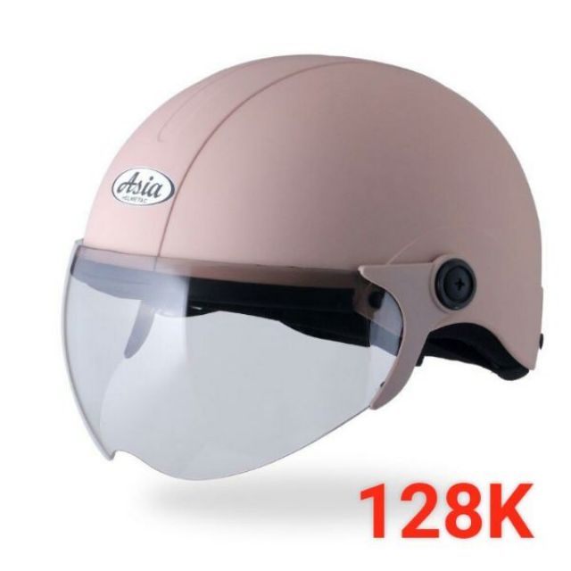 Mũ bảo hiểm nửa đầu có kính chính hãng asia mt128k