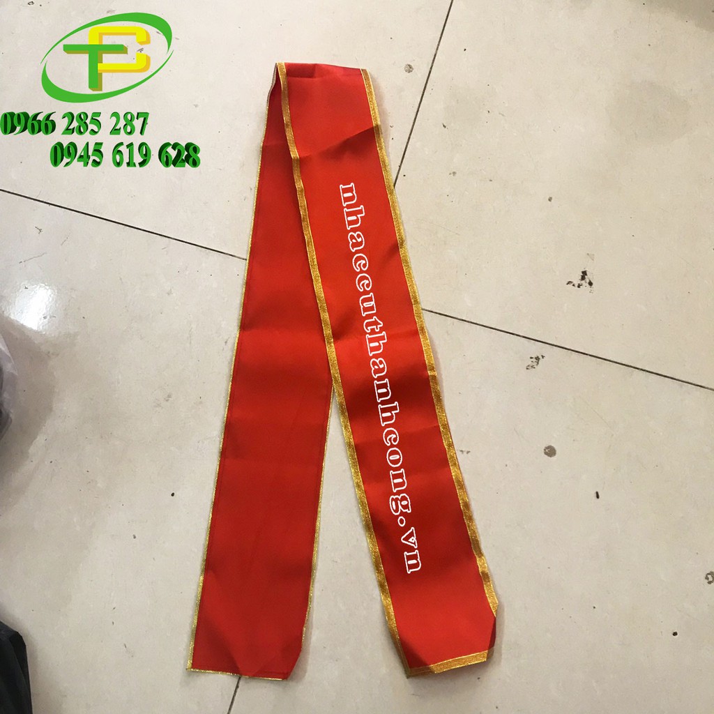 Băng đeo nghi thức đội, băng chéo nghi thức