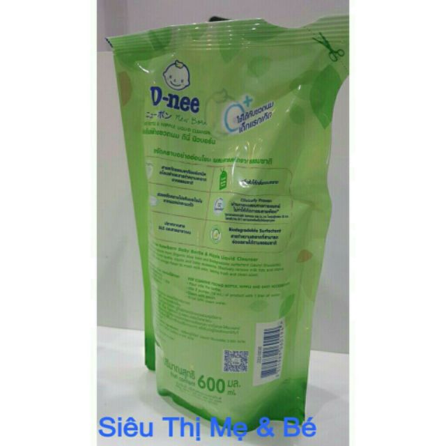Nước Rửa Bình Sữa , Rau Củ Dnee 600Ml Thái Lan