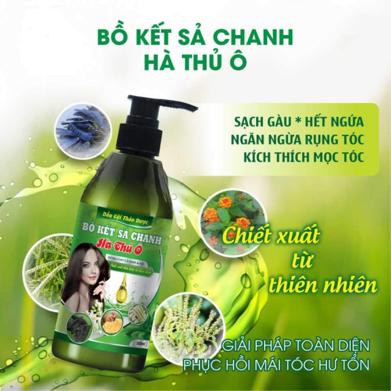 DẦU GỘI BỒ KẾT SẢ CHANH HÀ THỦ Ô