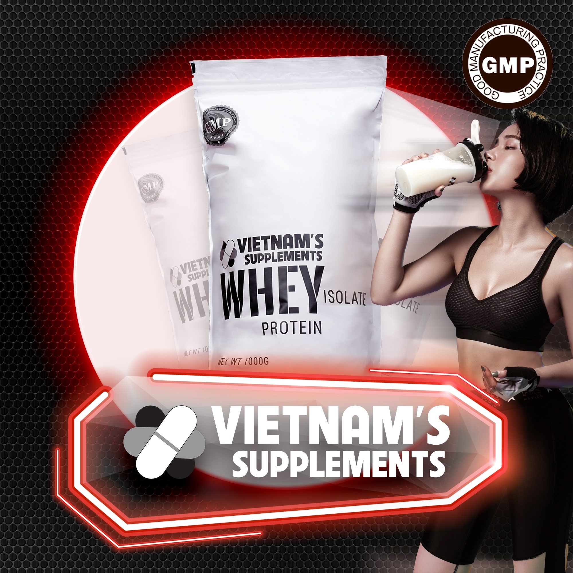 [THỰC PHẨM BẢO VỆ SỨC KHOẺ] Whey Protein Isolate - Bổ sung protein