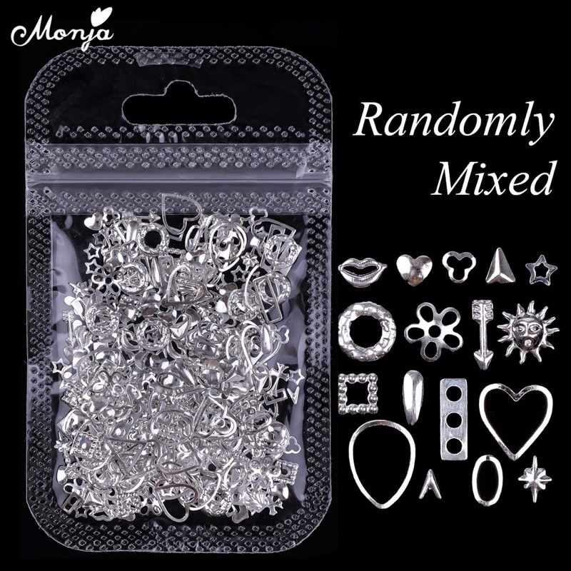 Cham vàng bạc set 200c đính móng mix nhiều mẫu HOT