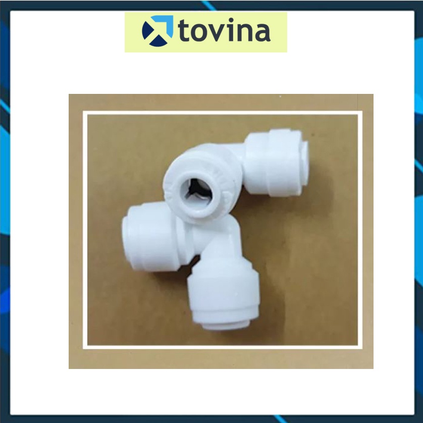 Bộ 10 cút góc nối nhanh 2 đầu phi 10