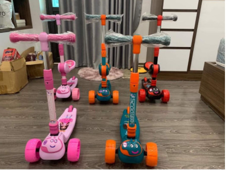 [HCM]Xe trượt Scooter hình con heo peppa