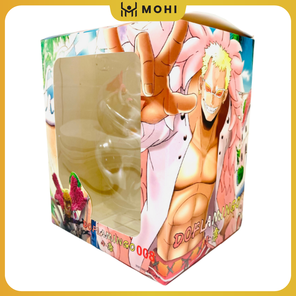 [Có bản LED] - Mô hình Doflamingo cao 12cm full BOX, mô hình One Piece